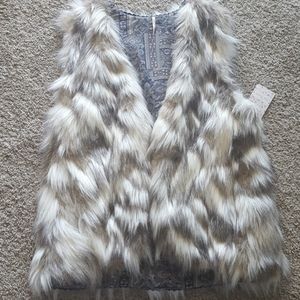 Free people fur vest